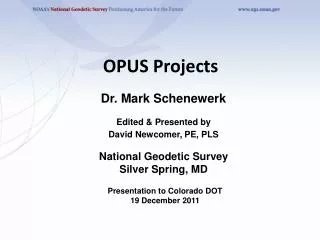 OPUS Projects