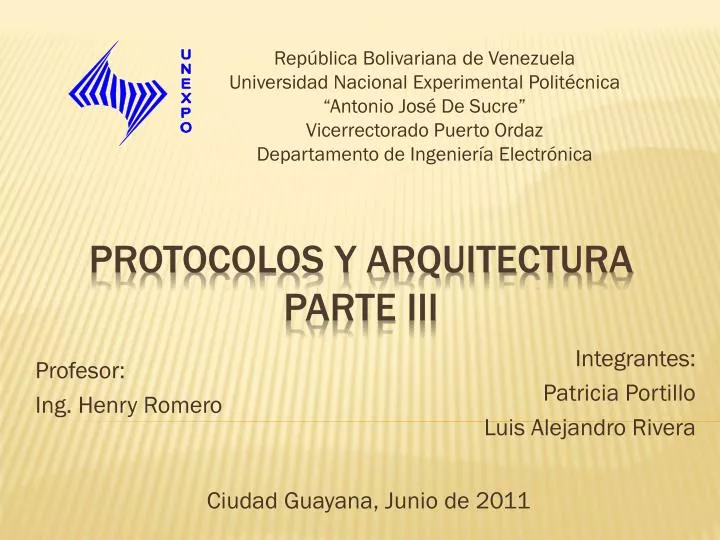 protocolos y arquitectura parte iii