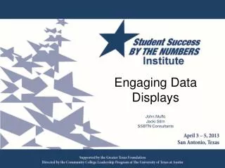 Engaging Data Displays