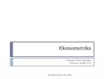 Ekonometrika - slide 1