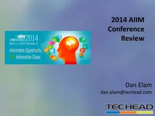 2014 AIIM Conference Review