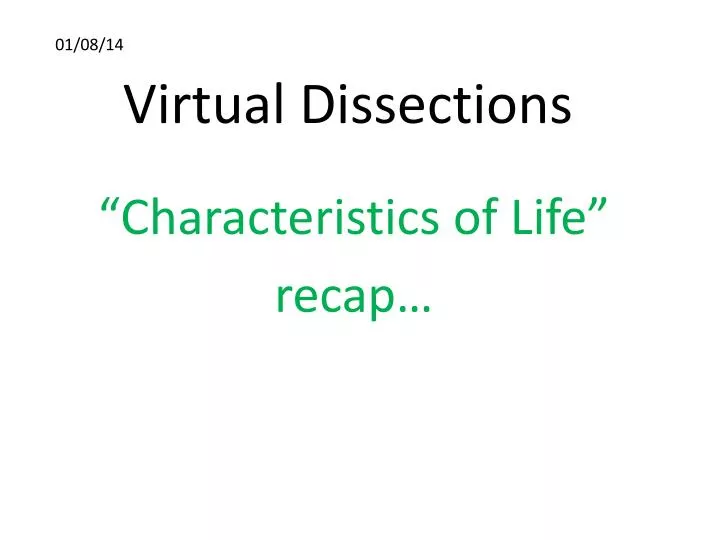 virtual dissections