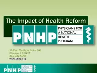 The Impact of Health Reform