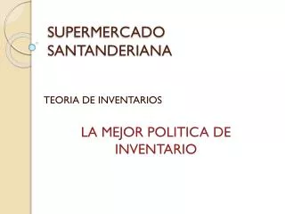 supermercado santanderiana