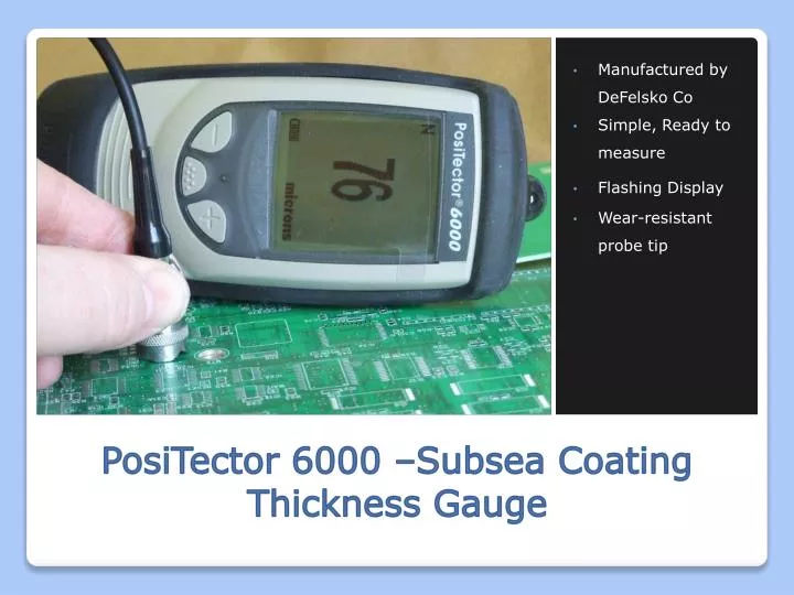 positector 6000 subsea coating thickness gauge