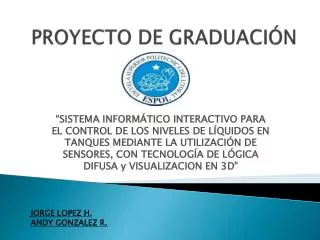 proyecto de graduaci n