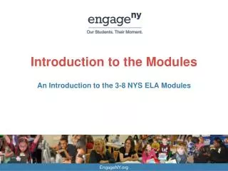 Introduction to the Modules