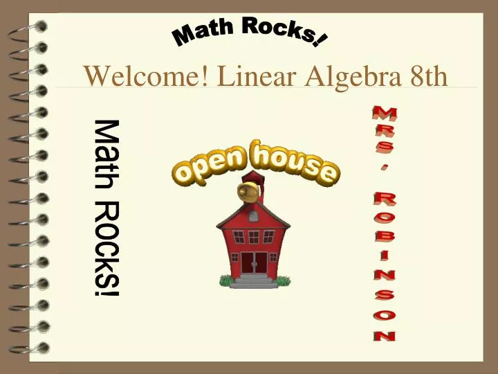 welcome linear algebra 8th