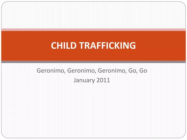 child trafficking