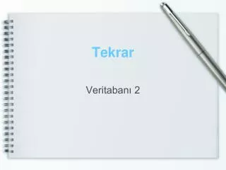 tekrar