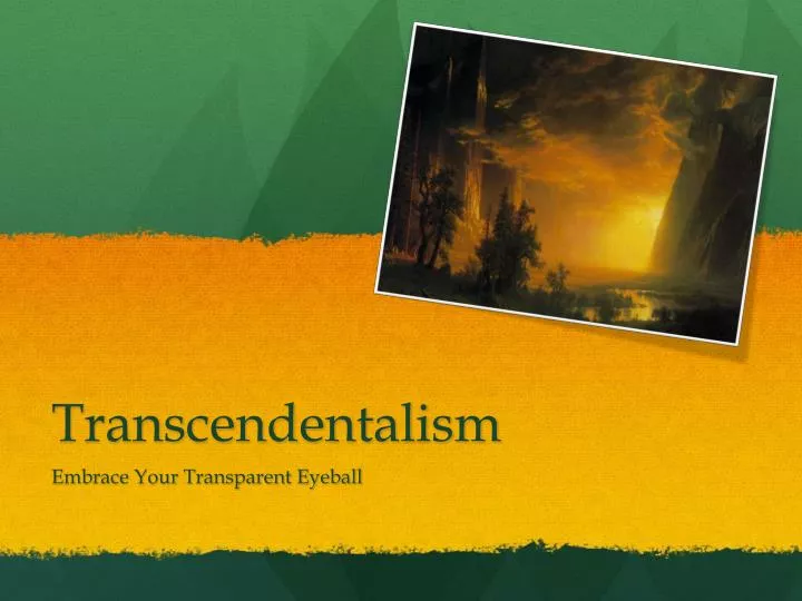 transcendentalism