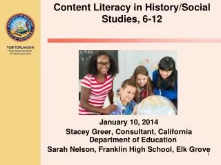 Content Literacy in History/Social Studies, 6-12