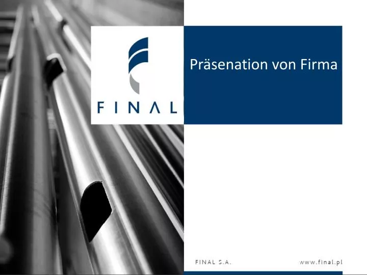 pr senation von firma