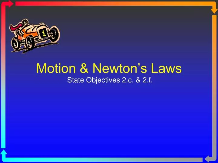 motion newton s laws