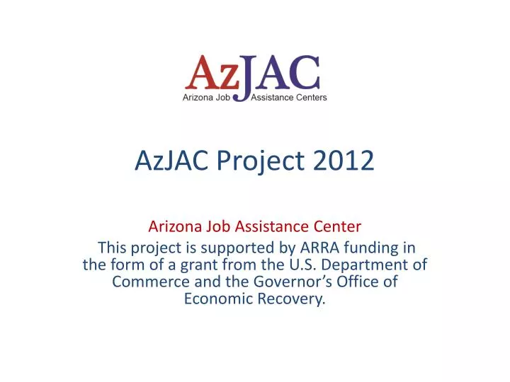 azjac project 2012