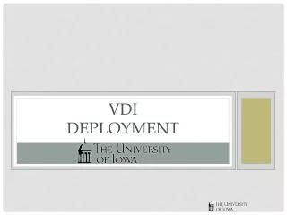 VDI Deployment