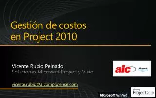 gesti n de costos en project 2010