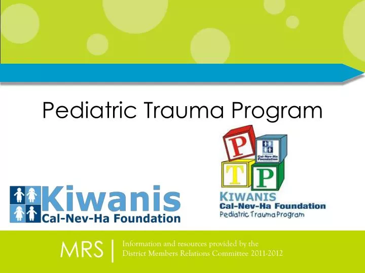 pediatric trauma program