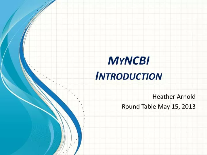 myncbi introduction