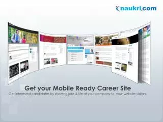 Get your Mobile Ready Career Site