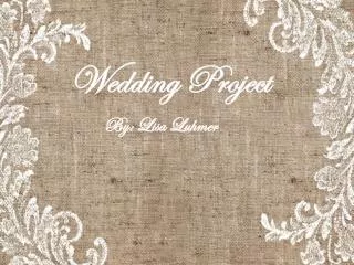 Wedding Project