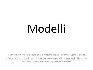 modelli