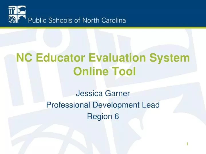 nc educator evaluation system online tool
