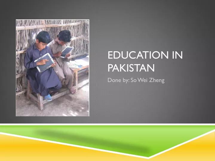 education in pakistan