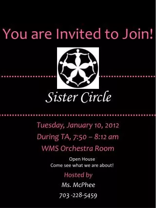 You are Invited to Join!