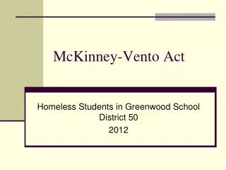 McKinney-Vento Act