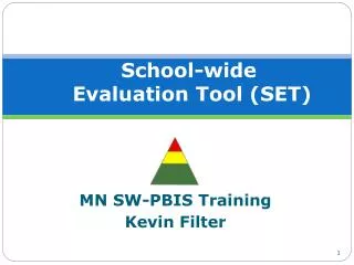 School-wide Evaluation Tool (SET)