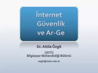nternet g venlik ve ar ge