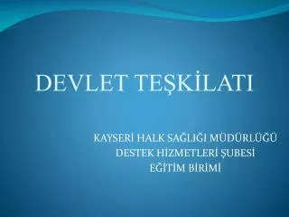 devlet te k lati