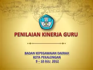 penilaian kinerja guru