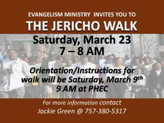 THE JERICHO WALK