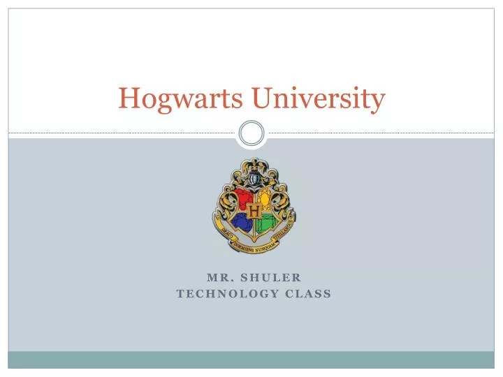 hogwarts university