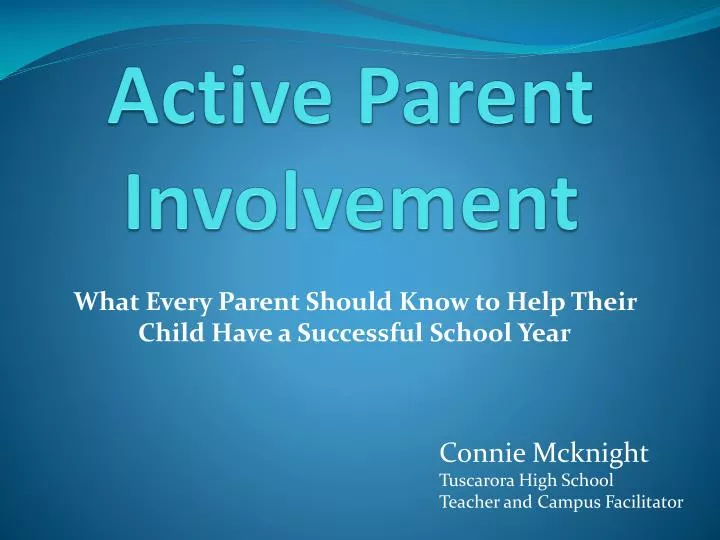 active parent involvement