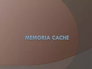 memoria cache