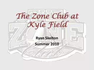 The Zone Club at Kyle Field