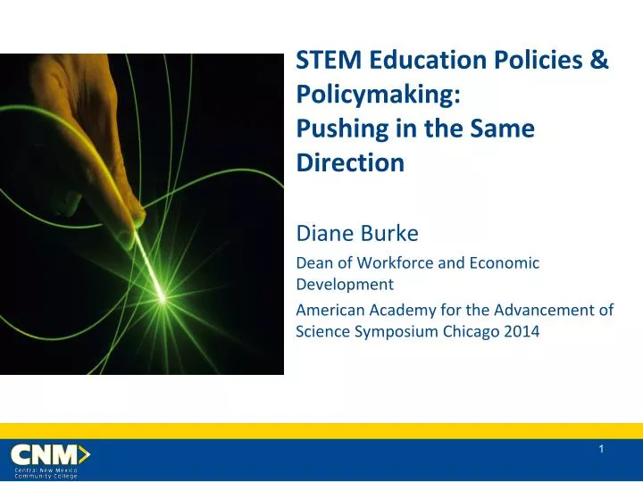 stem education policies policymaking pushing in the same direction