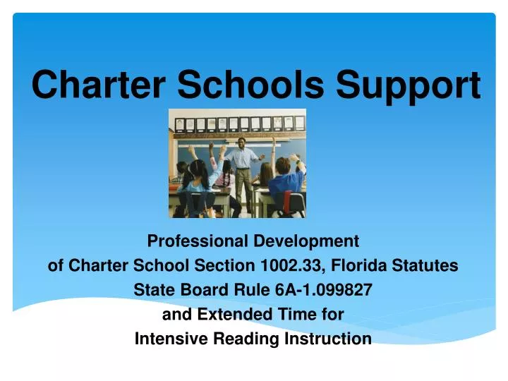 charter schools support