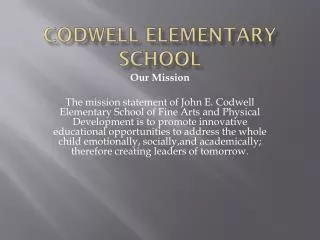 Codwell Elementary School