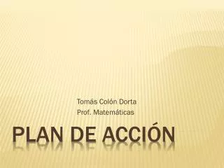 tom s col n dorta prof matem ticas