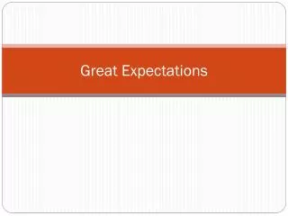 great expectations