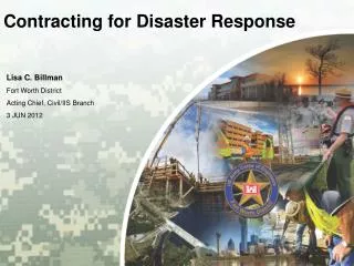 Contracting for Disaster Response