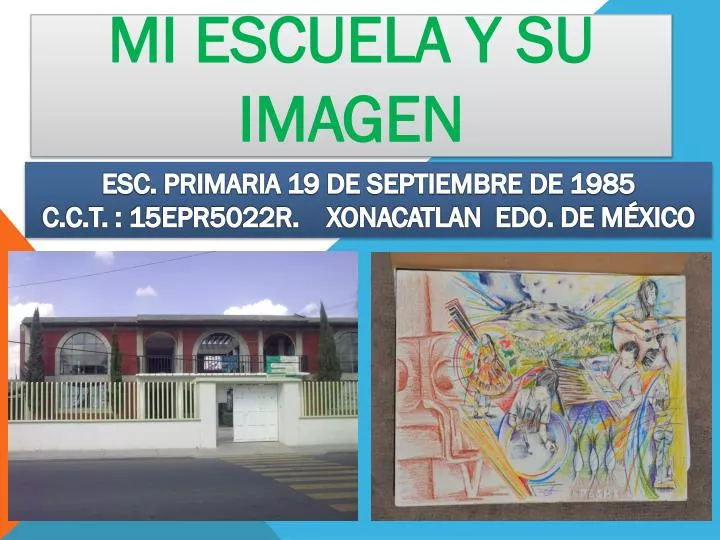 mi escuela y su imagen