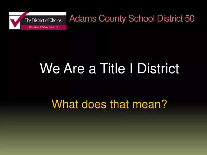 adams county school district 50
