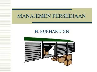 manajemen persediaan