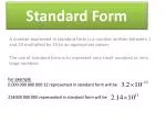 Standard Form - slide 1