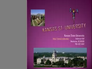 Kansas St . University
